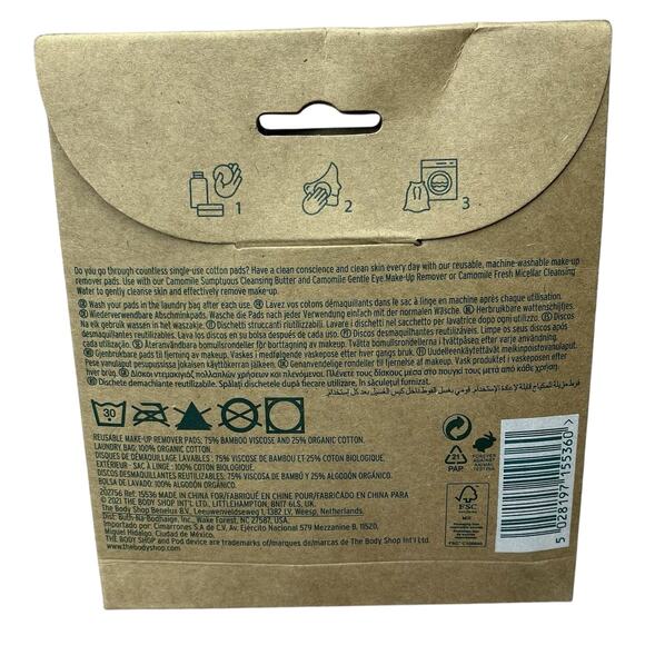 The Body Shop Reusable Washable Make Up Remover Pads x7 with mesh laundry bag! - Picture 2 of 3